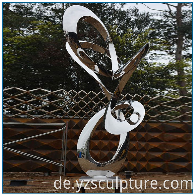 Abstract Stainless Steel Sculpture